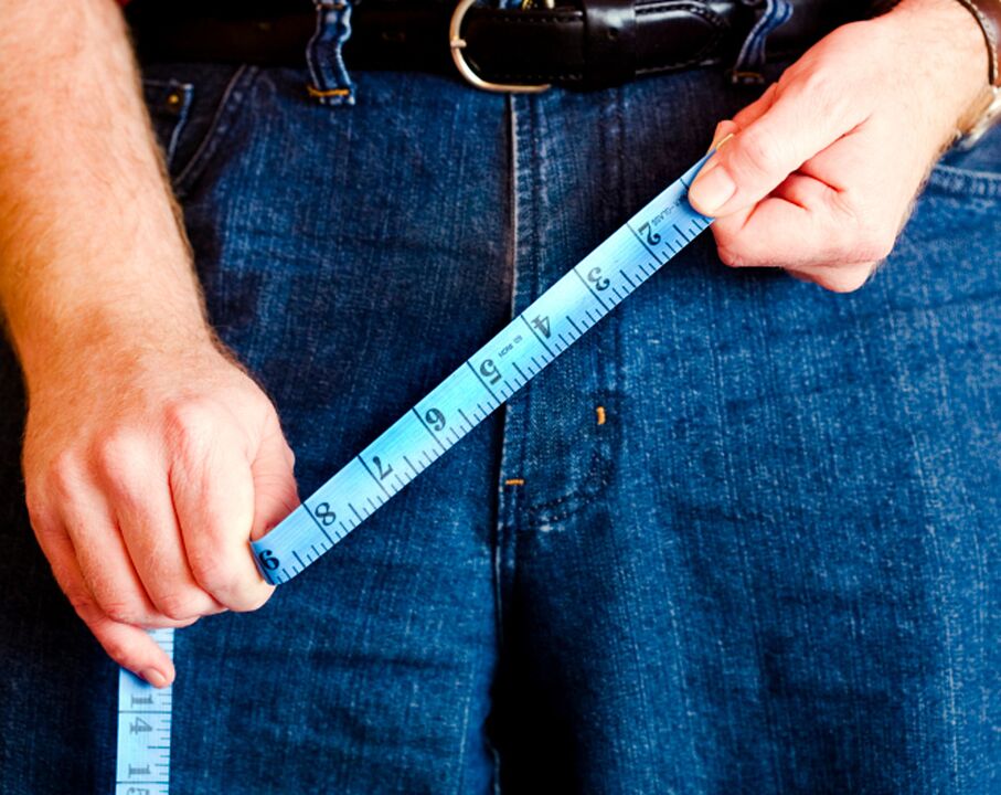 măsurarea penisului cu un centimetru