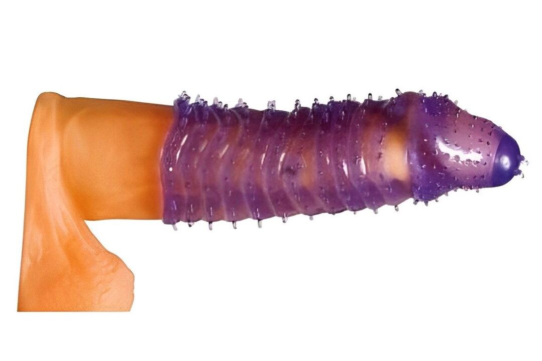atașament texturat pentru penis